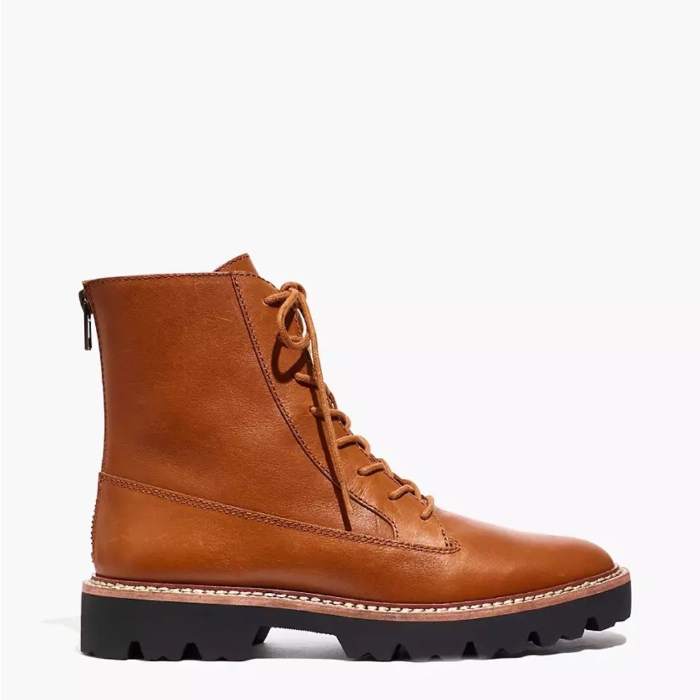 Madewell Leather Boots with Back Zipper - Picture 3 of 8